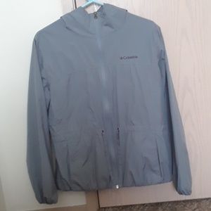 Grey Columbia rain jacket
